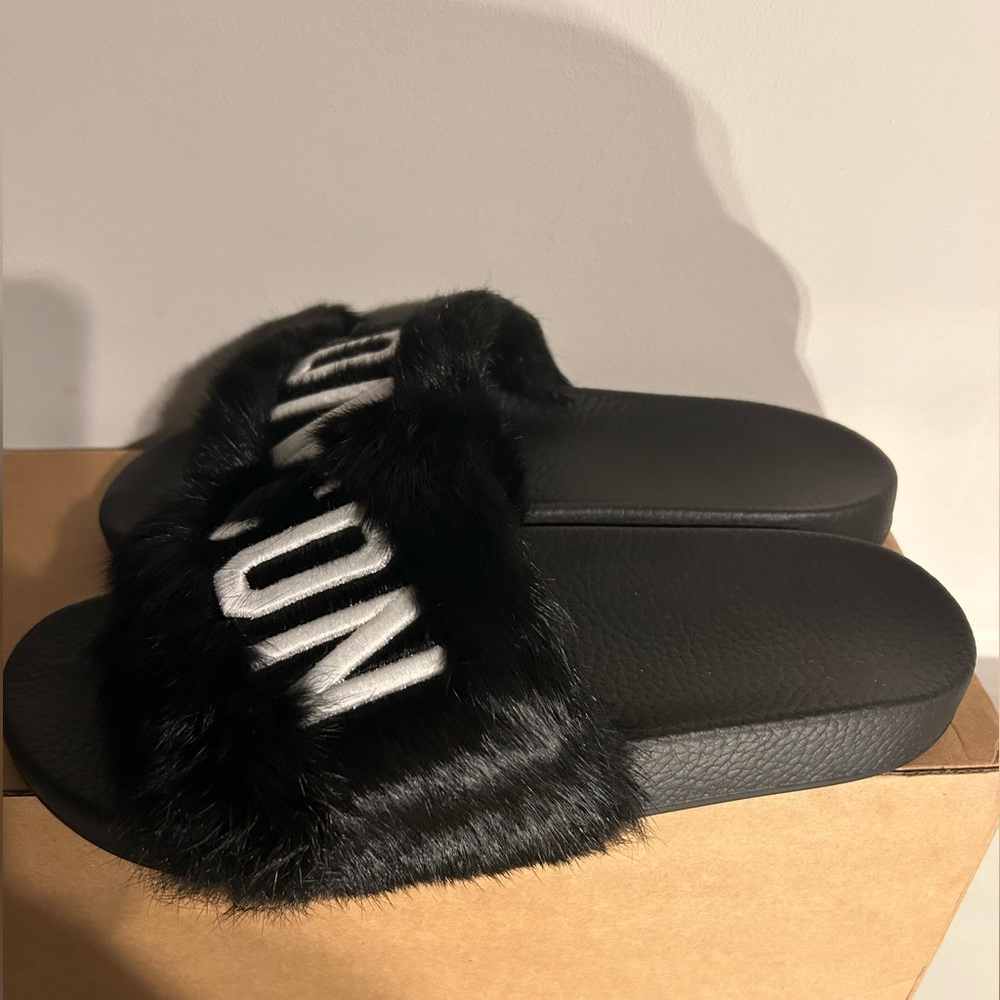 Dsquared2 Icon Slides With Fur Details Size 41 - image 5